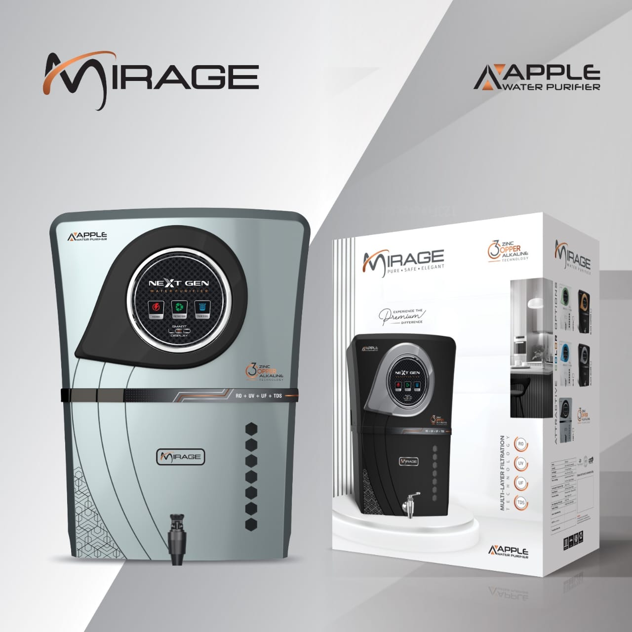 Miraj Grey Ro Cabinet - Application: Water Purifiers