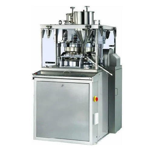 Double Rotary Tablet Press Machine - Color: Silver