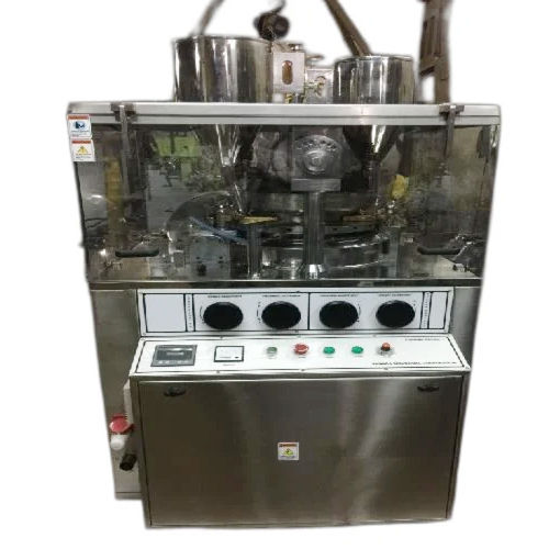 Double Rotary Tablet Press Machine - Color: Silver