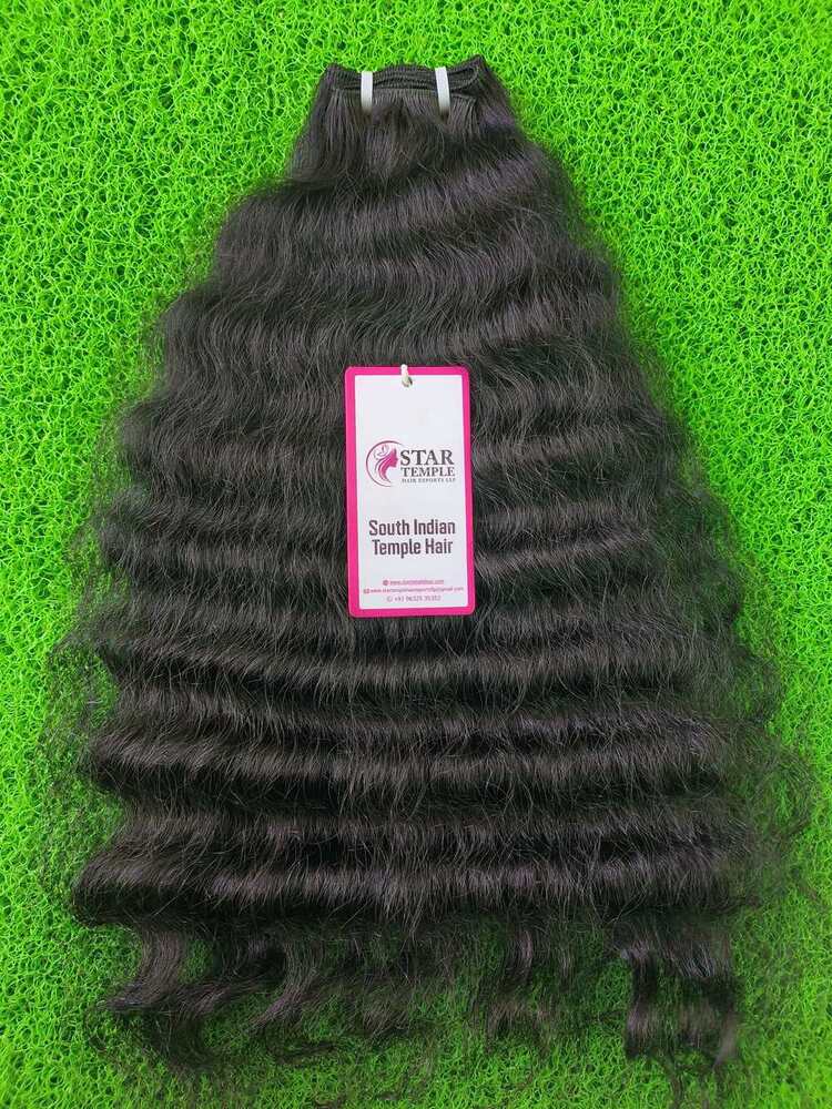 Remy Virgin Bulk Natural Curly Hair - Application: Profesional