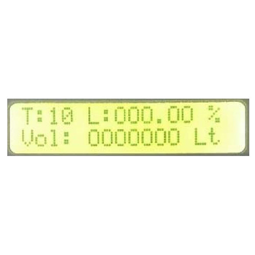 Volume Indicator For Non-standard Tank Designs - Color: Yellow