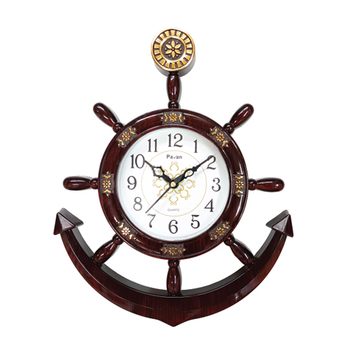 7 Anchor Wall Clock - Color: Different Available