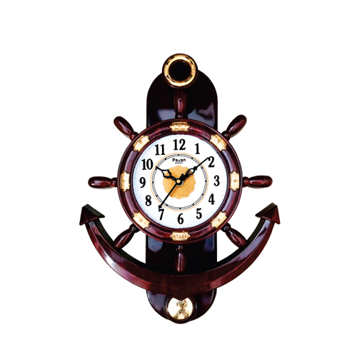 P703 Small Anchor Wall Clock - Color: Different Available