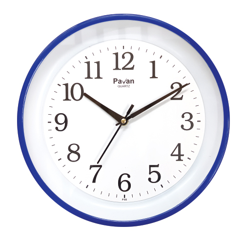 P-05 Plain Wall Clock - Color: As Per Requirement