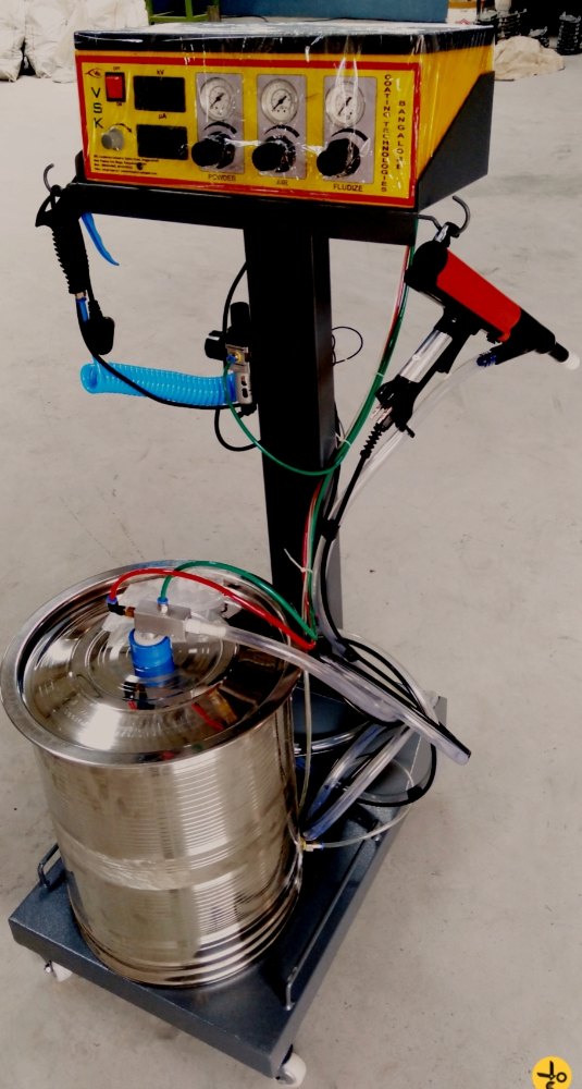 Electrostatic Powder Coating Gun Coating Speed: 100 Sq M/hr