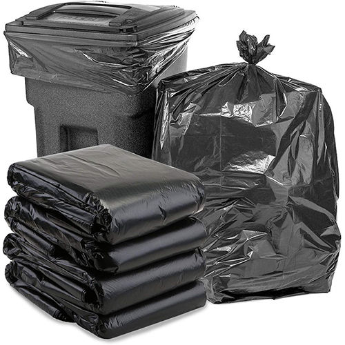 Garbage Bags - Customized Size, Black Color | Durable and Versatile Waste Disposal Solution