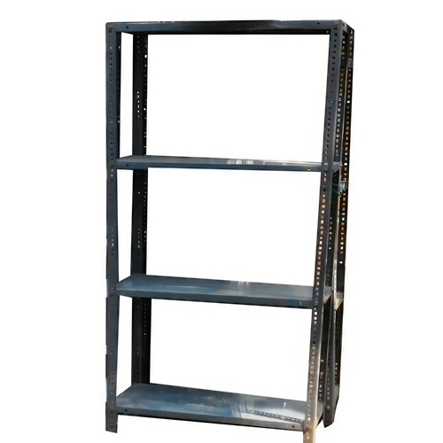4 Shelves Iron Storage Rack - Design: Plain