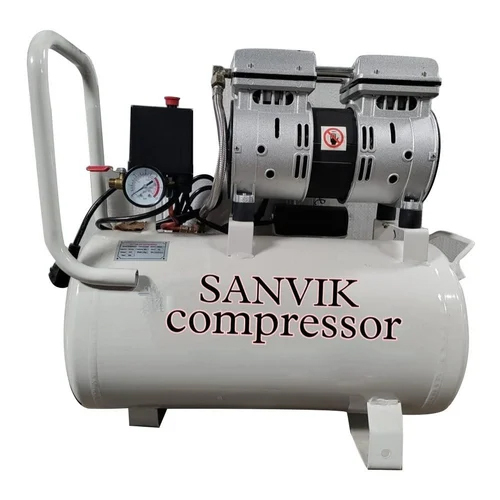 1 Hp Oil Free Compressor - Air Flow Capacity: 10 Cubic Feet Per Minute (Ft3/Min)