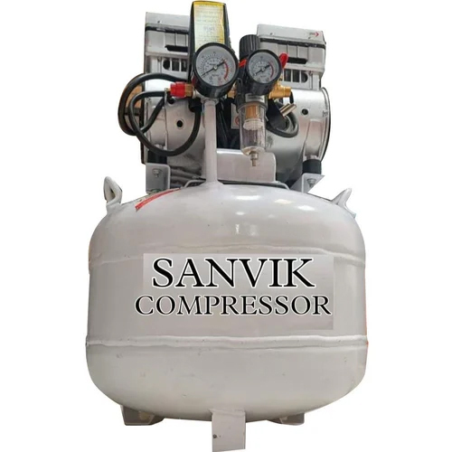 Dental Oil Air Compressor - Material: Mild Steel