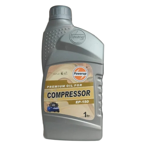 Powerup Compressor Oil - Pale Amber, Density 208.72 g/cm3 | Bottle Pack, Designed for Enhanced Oxidation Resistance and Thermal Stability