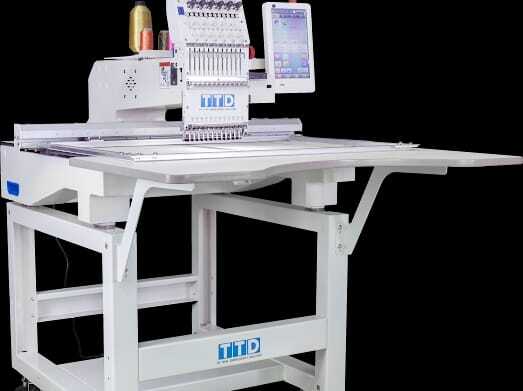 Single Head Embroidery Machine - Color: White Purple