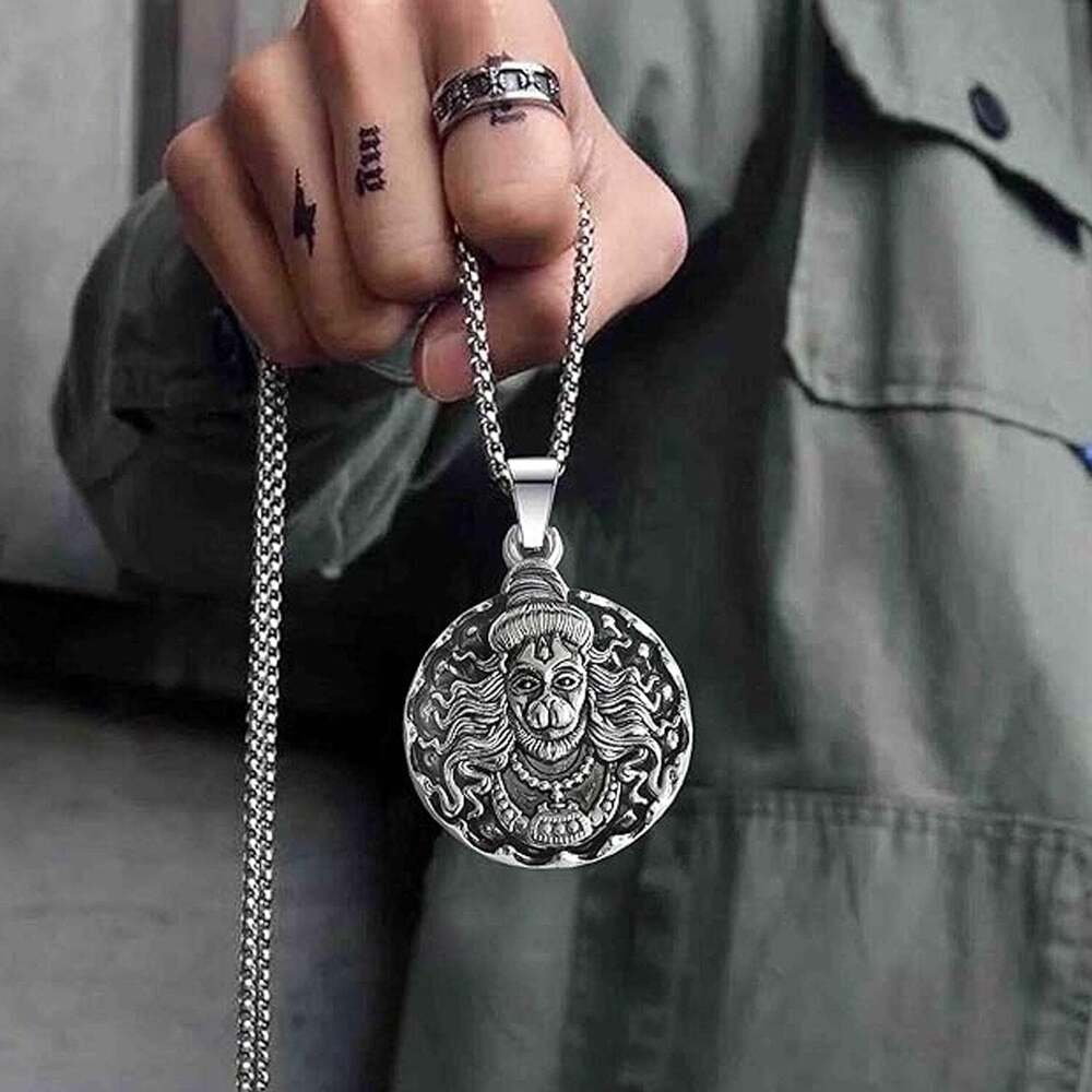 Hanuman Locket With Chains