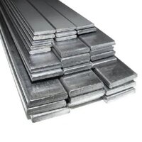 Mild Steel Flat Bar - Different Thicknesses, Customized Weight Options, Silver Polished Finish