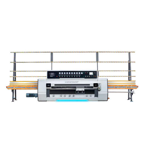 Cgxz9325P Glass Straight Line Edging Machine With Steel Conveyor Pads - Color: Grey