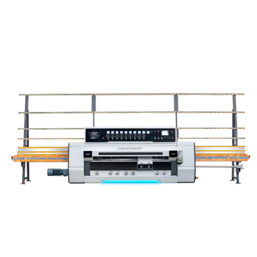 RMXZ9325P Glass Straight Line Edging Machine With Steel Conveyor Pads