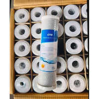 Cto Filter Cartridge - Activated Carbon Material | 1 Year Warranty, Efficient Filtration