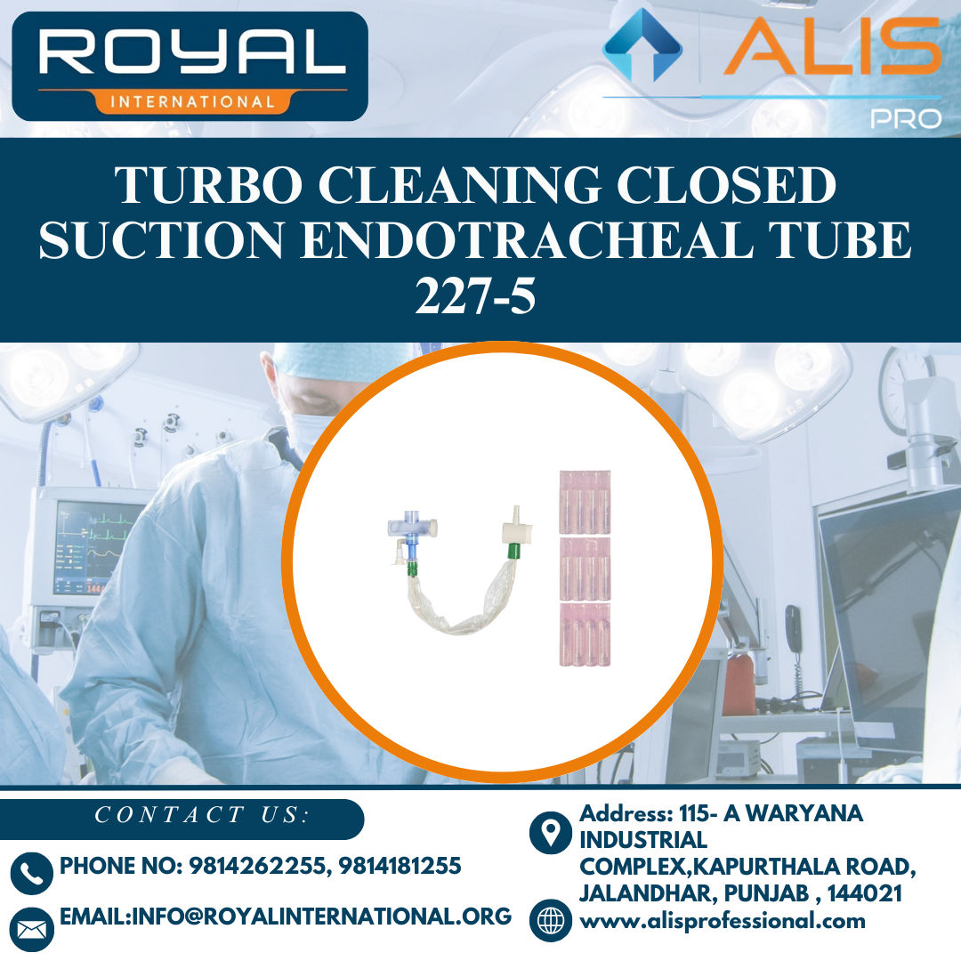 Turbo Cleaning Closed Suction Endotracheal Tube 227-5