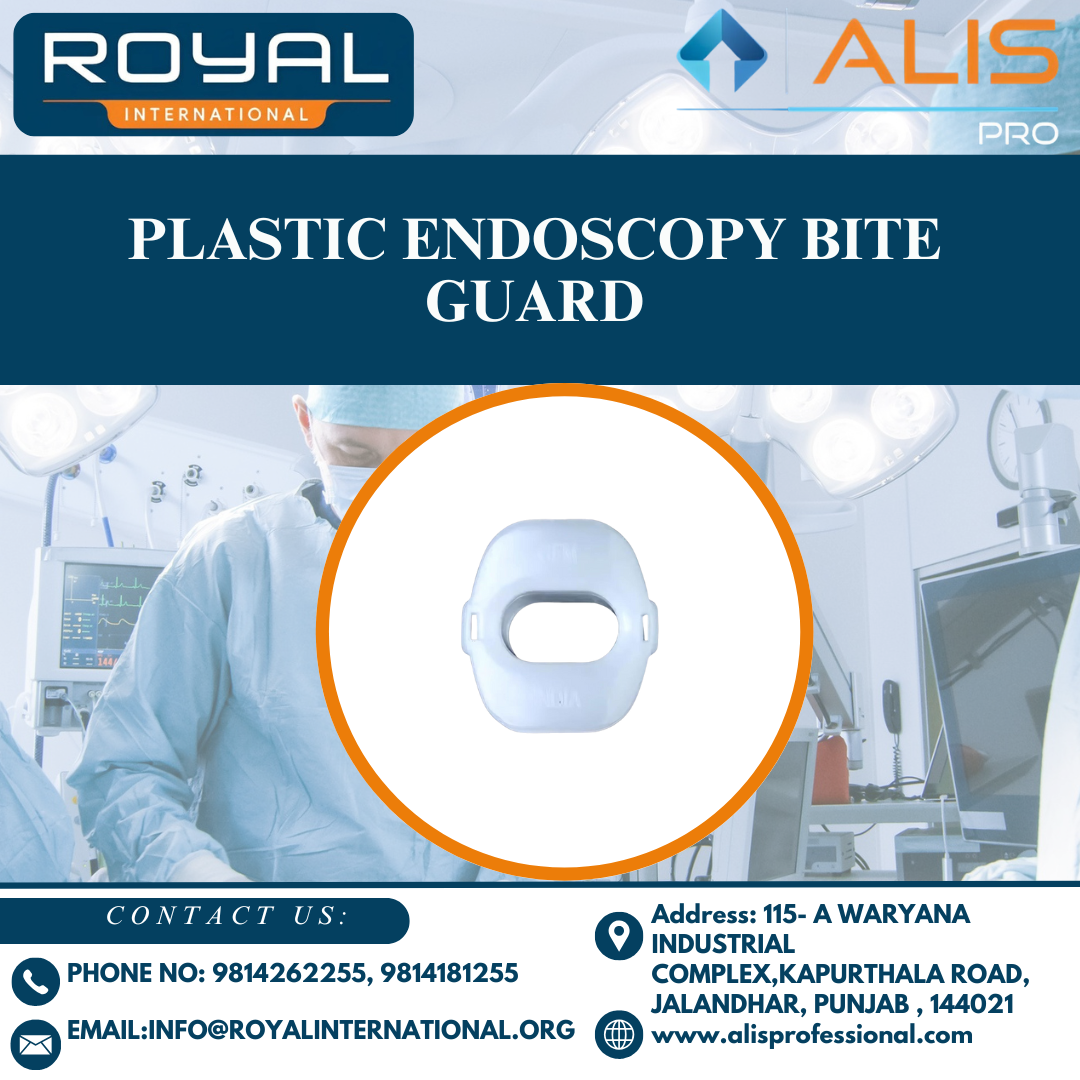 Plastic Endoscopy Bite Guard