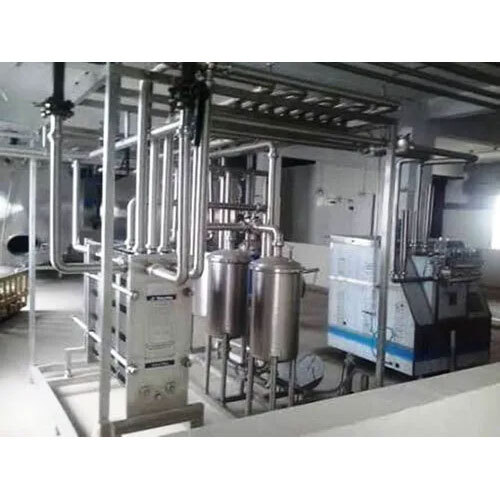 3000 Lph Milk Processing Pasteurizer Plant - Color: Silver