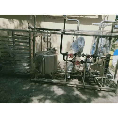 500 Lph Sm Curd Processing Plant - Color: Silver