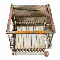 Paneer Cutting Machine - Stainless Steel, 100 Kg/hr Capacity | Industrial Use, Silver Finish