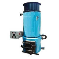 Wood Fired Hot Water Generator - Stainless Steel, 500 Kg/hr Capacity, Silver Color, High Quality Industrial Use