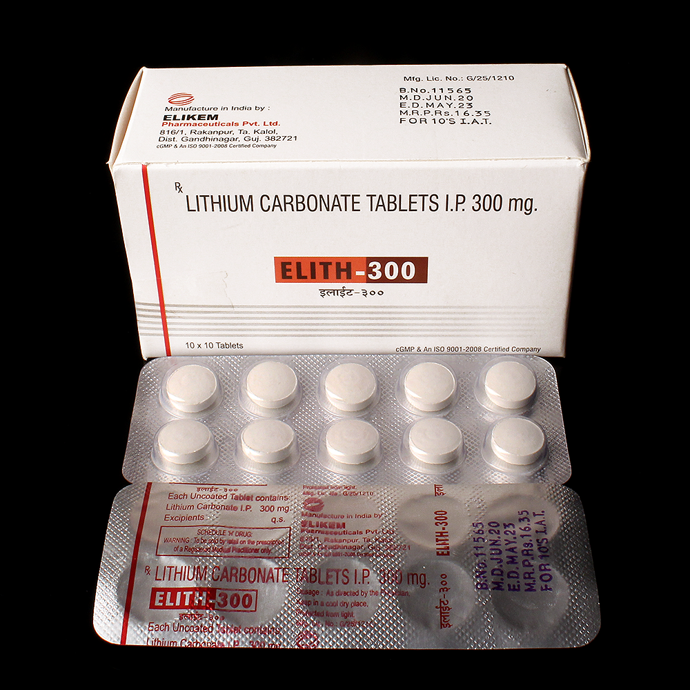 LITHIUM CARBONATE PR TABLETS 300mg