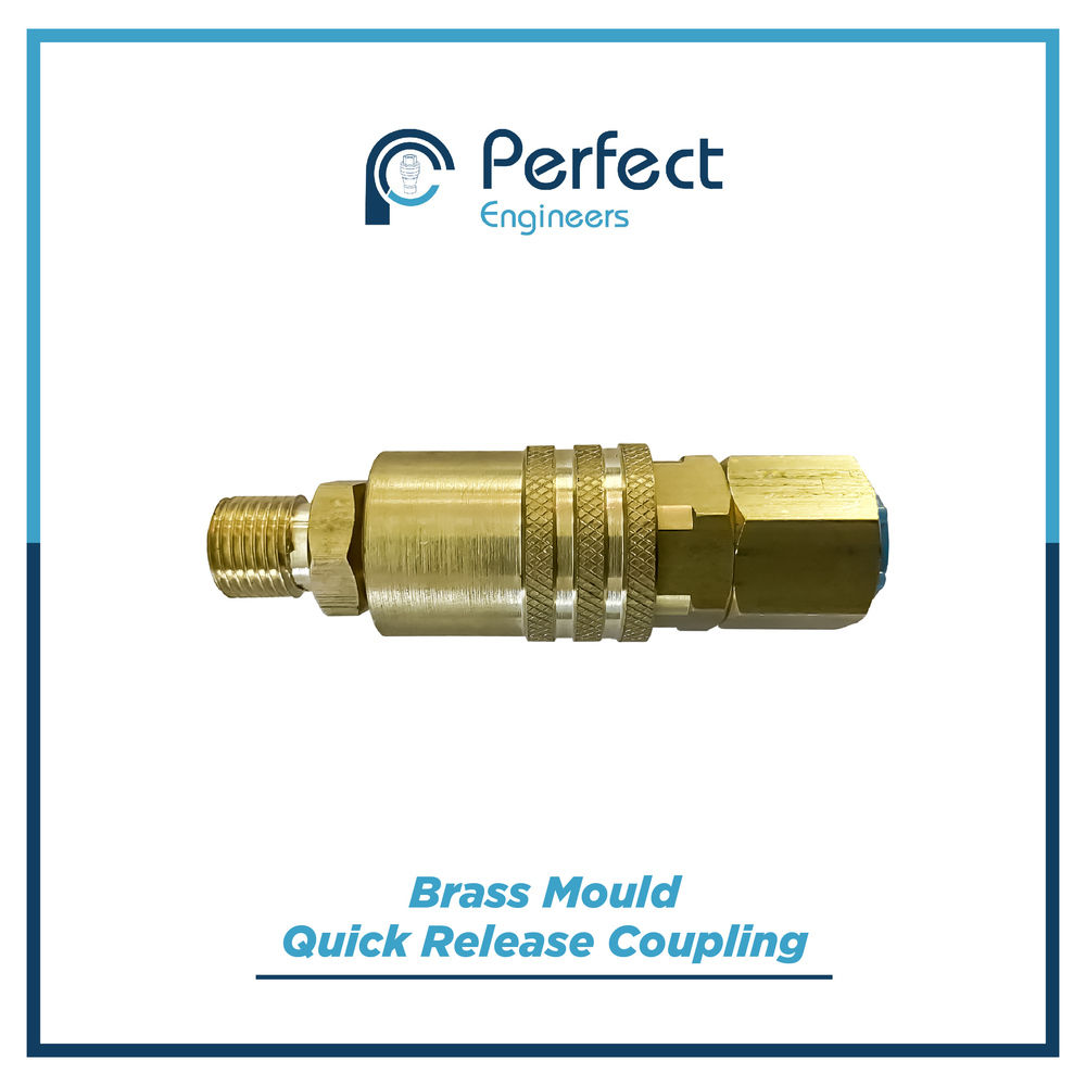 Brass mould quick release coupling