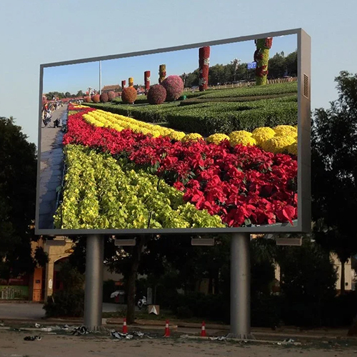 P4 Outdoor LED Video Wall Display - Metal Body, 4K Ultra HD Resolution, 4 mm Pixel Pitch | Wi-Fi Connectivity, 3840 Hz Refresh Rate, Bold Font Support