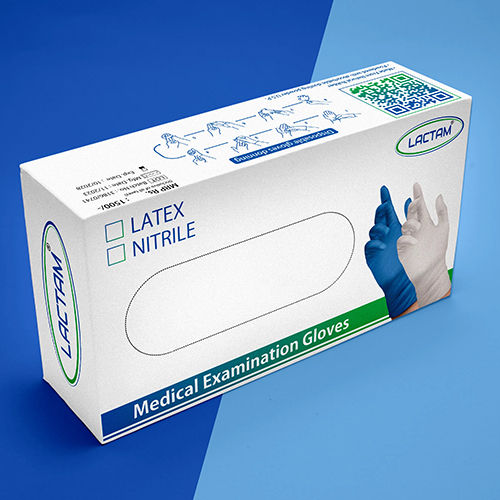 Nitrile Examination Glove - Color: Pale Yellow White