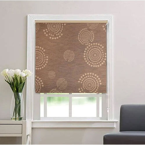 8Mm Window Blinds Rolls - Color: Brown