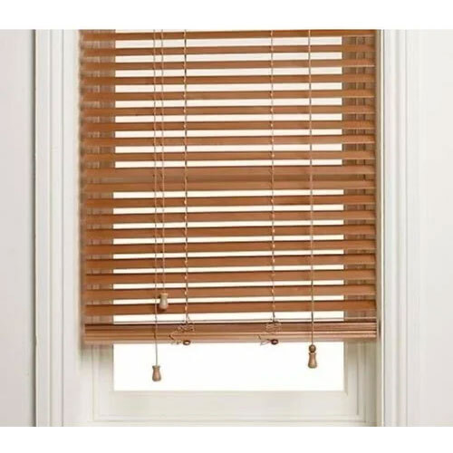 Brown Wooden Roller Blinds