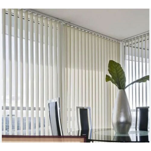 9Mm White Zebra Blinds - Style: Plain