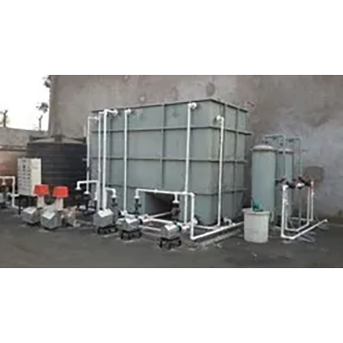 Fabricated Sewage Treatment Plant - FRP, Automatic Operation, Electric Power Source | Industrial Use, Warranty Included, Customizable Color