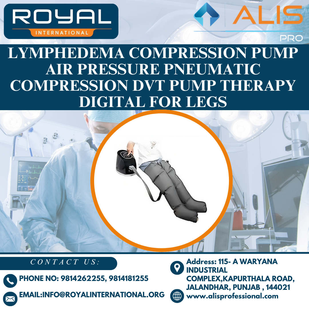 Lymphedema Compression Pump Air Pressure Pneumatic Compression DVT Pump Therapy Digital for LEGS