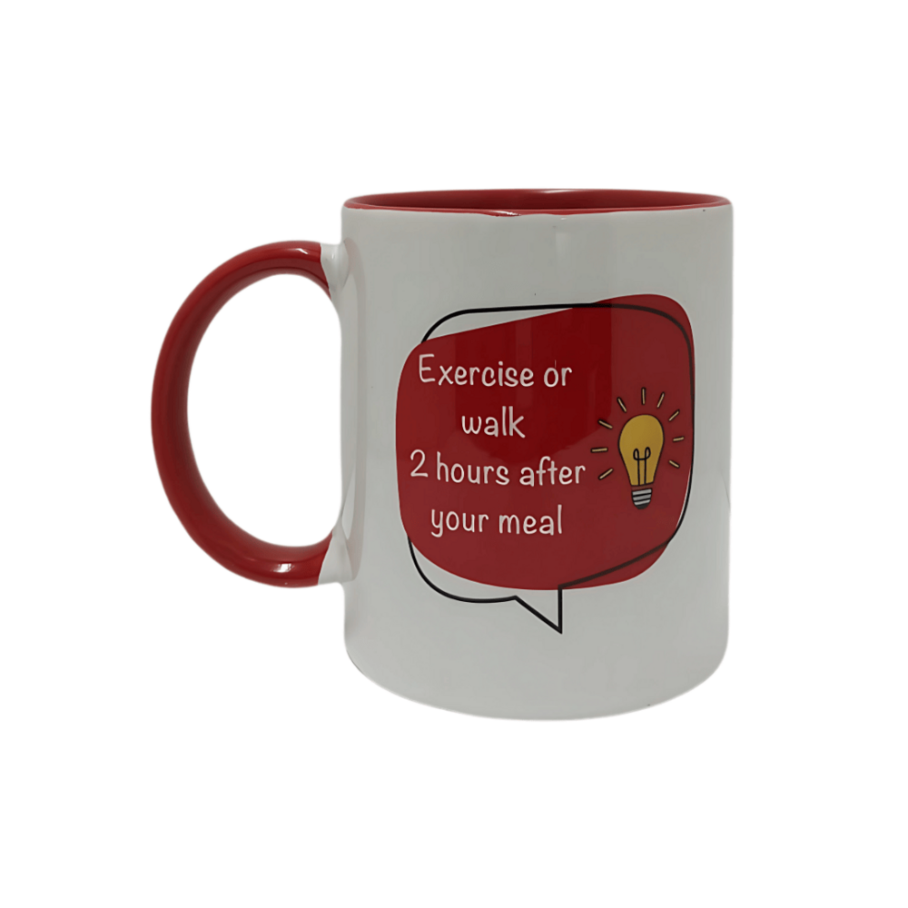 Three tone Red ceramic mug