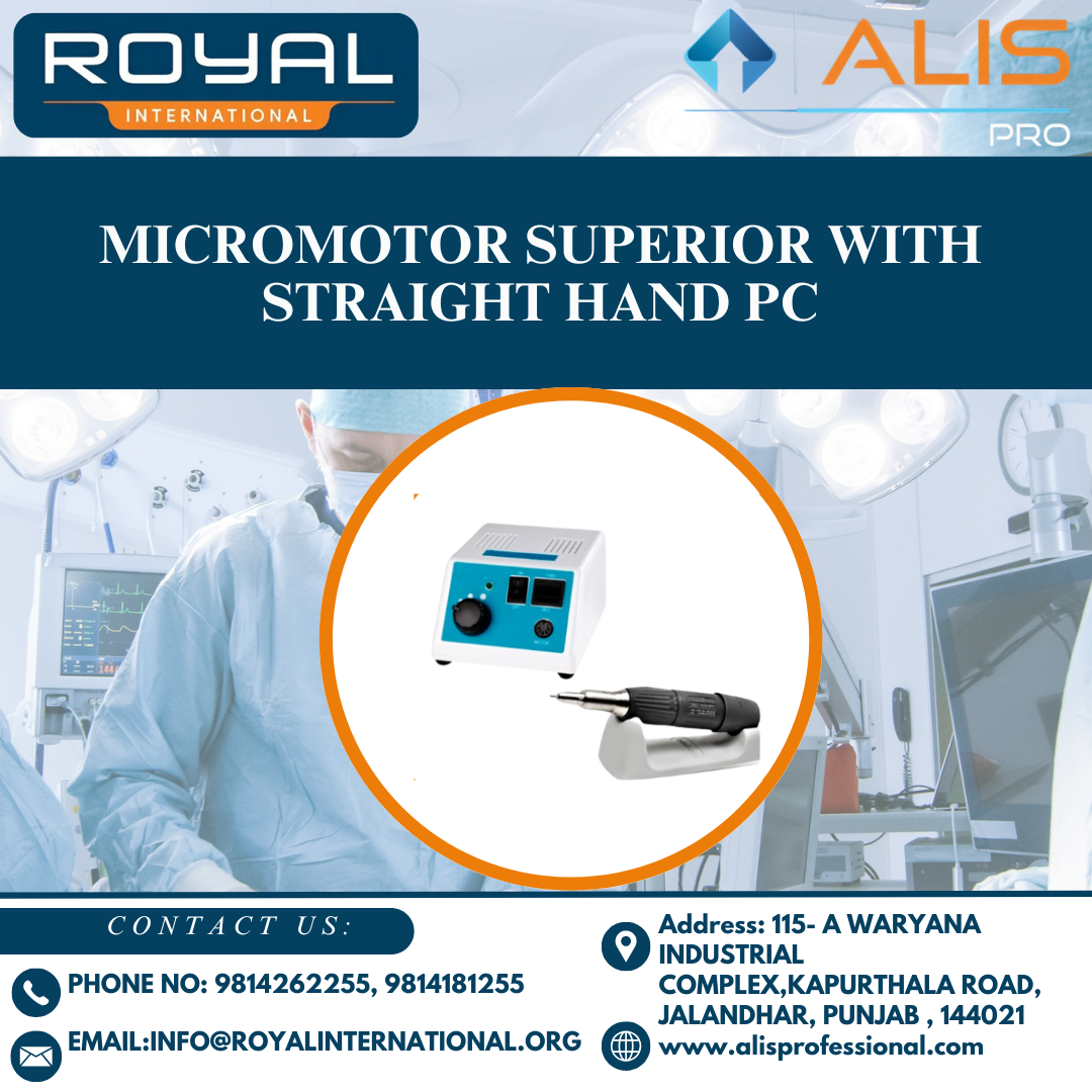 Micromotor Superior with Straight Hand Pc