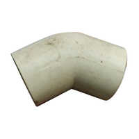 45 Degree Plastic Elbow - Color: Grey