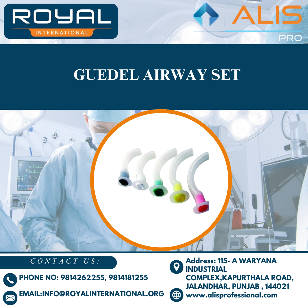 Guedel Airway Set