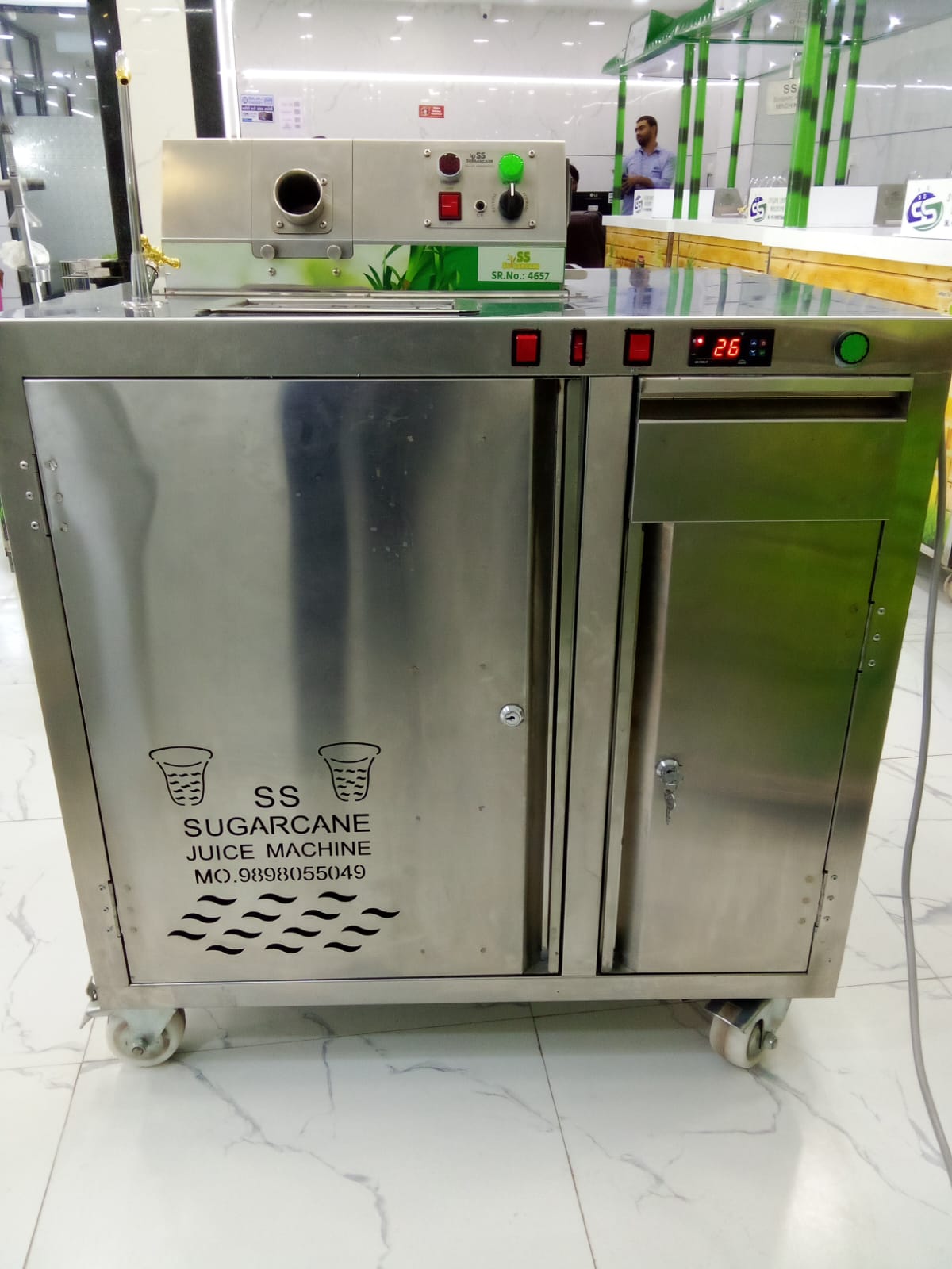 Sugarcane Counter Model Machine