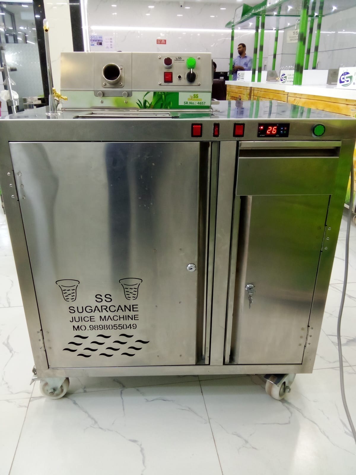 Sugarcane Counter Model Machine - Feature: High Quality & Easy To Operate