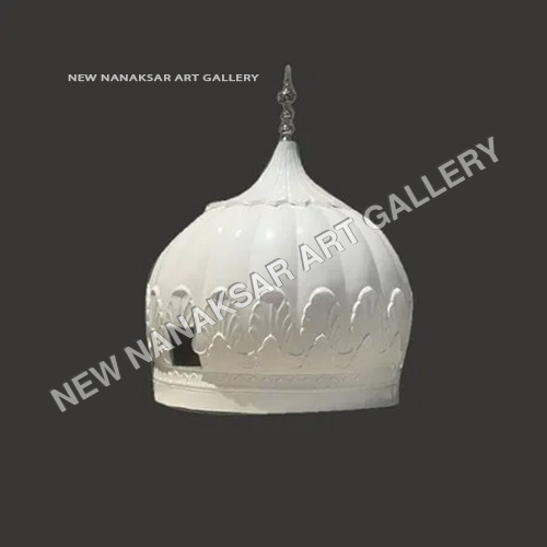 Designer Frp Temple Domes - Color: White