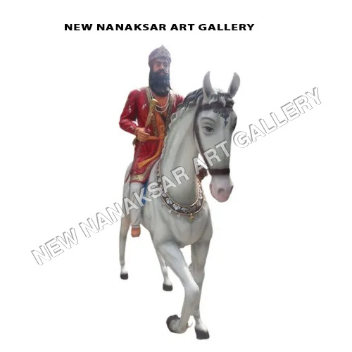 Horse Rider FRP Statue