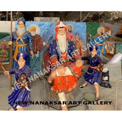 Fiber Glass Statue Maharaja Ranjit Singh Ji