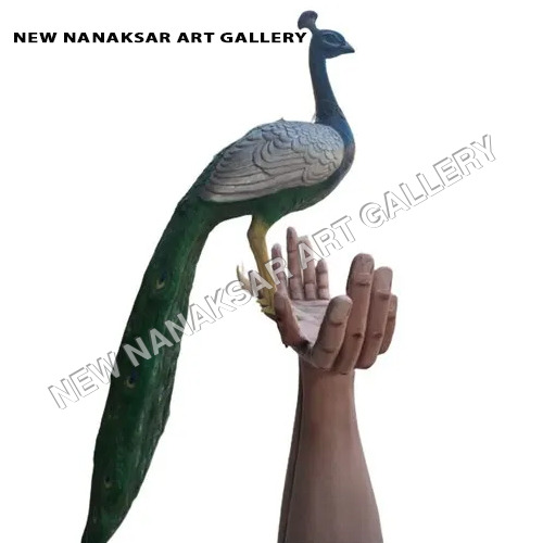 FRP Peacock Statue