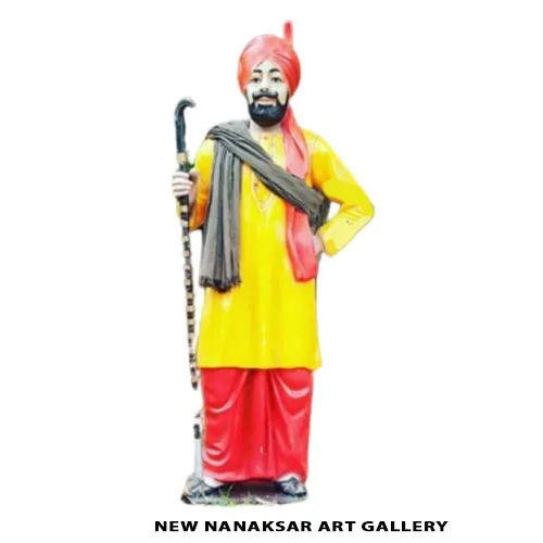 7 Ft Frp Human Statue - Color: Multicolor