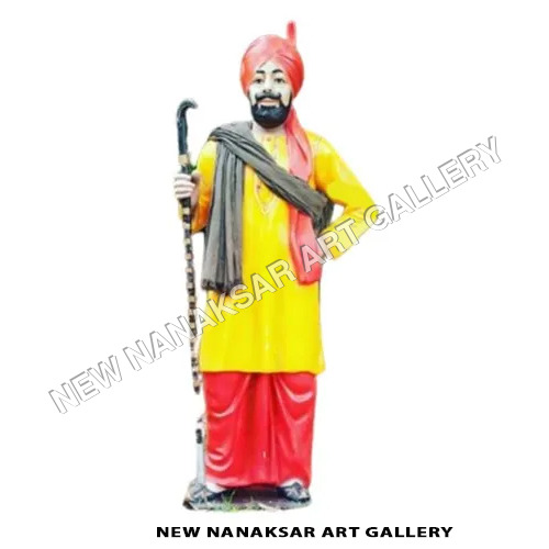 7 Ft Frp Human Statue - Color: Multicolor