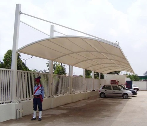 Car Parking Tensile Structures - Design Type: Customized