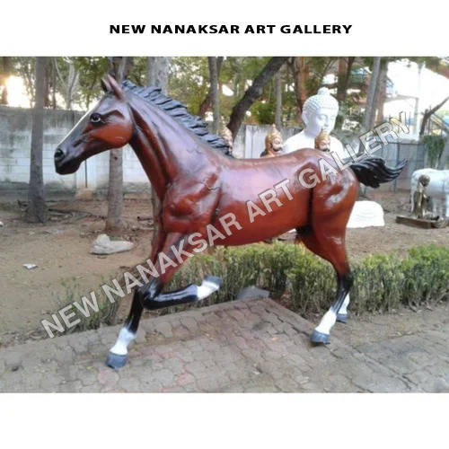 FRP Horse Rider Statue