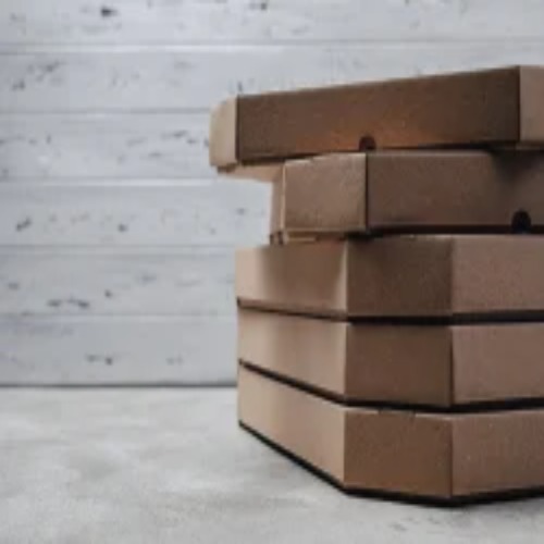 Paper 50 gm Pizza Packaging Boxes